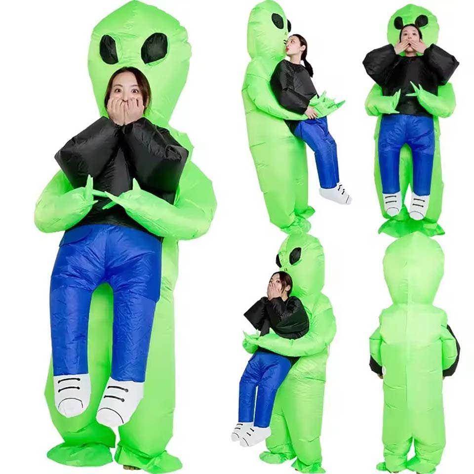 Cosplay Prop Building - エイリアンインフレータブルドールコスチューム ハロウィンコスプレコスチューム アウトドアコメディ グループビルディング 誕生日パーティー パフォーマンス