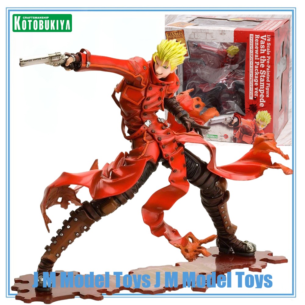 Kotobukiya Artfx - 【JM】100%正規品在庫あり コトブキヤ ARTFX J トライガン：バッドランズ・ランブル・ヴァッシュ・ザ・スタンピード クロネココレクションシリーズ