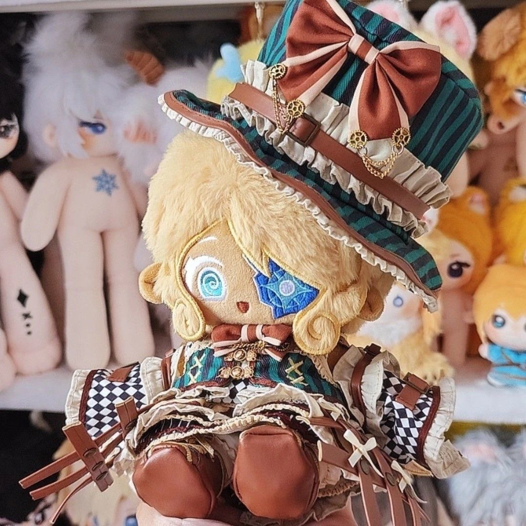 Cosplay Plushie Prop - 20cm タイムキーパー・クッキーぬいぐるみ人形 アニメ タイムキーパー・クッキー コスプレ ドレスアップ