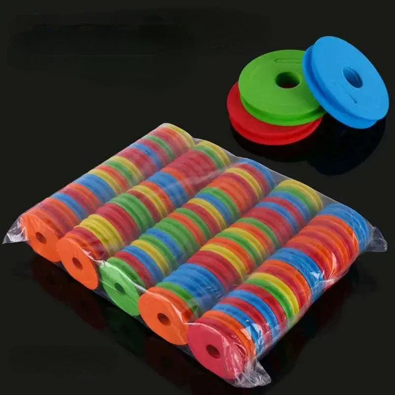 Craft Foam Roll - 10個入りEVAフォームスプール 釣り糸巻きボード 釣り針 ライン タックル フォームスプール