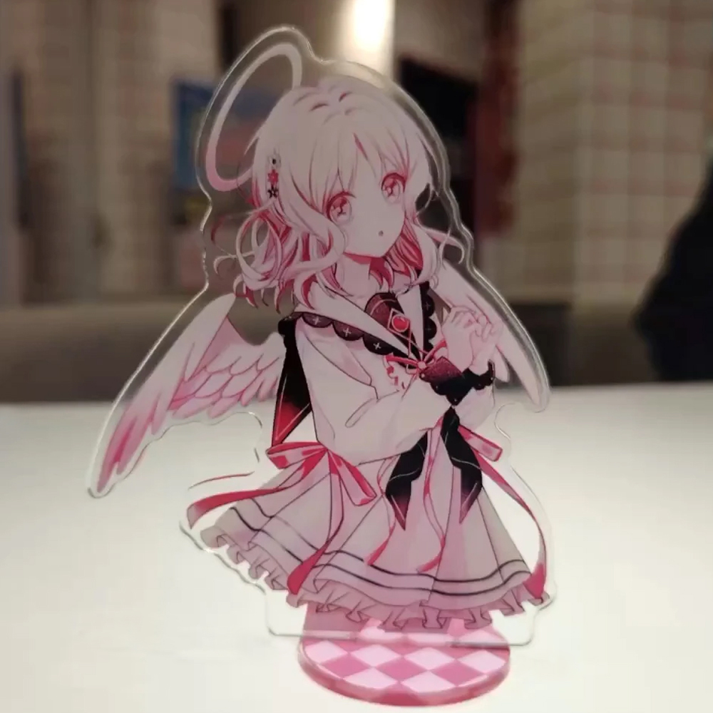 Anime Cosplay Prop - アニメ『ディアボリック・ラヴァーズ』小森優衣コスプレスタンド アクリル製漫画フィギュア スタンドプレート デスクトップ装飾小道具 オーナメント アクセサリー