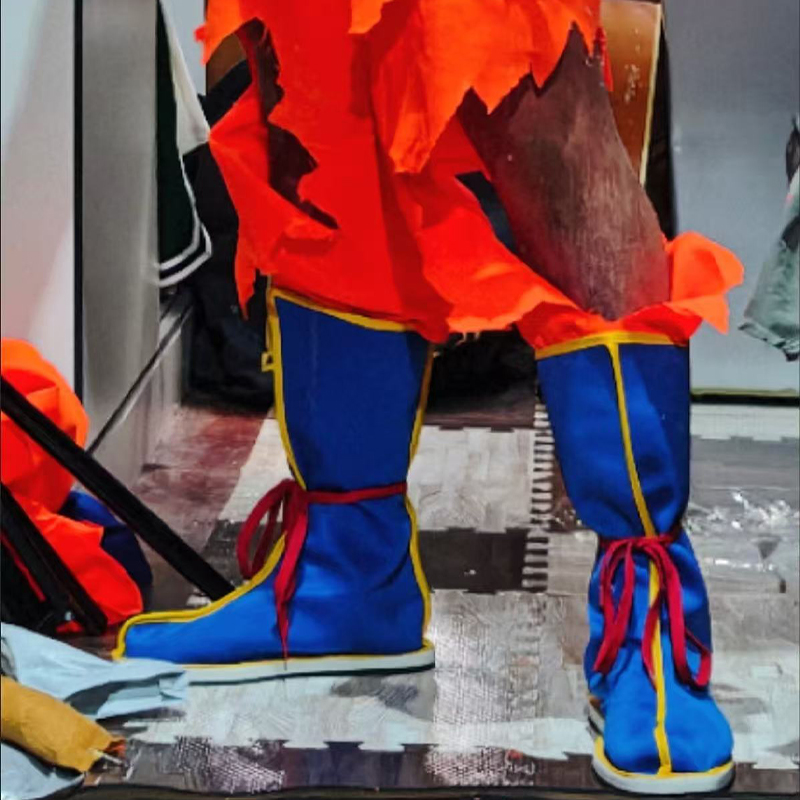 Cosplay Fireball Prop - アニメドラゴンボール悟空コスプレブーツ柔らかい生地の衣装靴ハロウィンパーティードレスアップ小道具アニメファングッズ靴