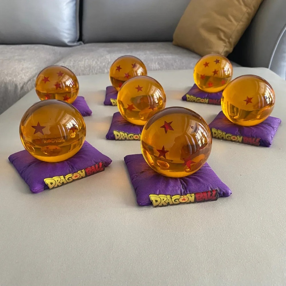 Cosplay Fireball Prop - バンダイ製アニメ「ドラゴンボール」クリスタルボールZスター1-7スター ドラゴンボール コスプレ小道具 デスクトップ装飾品 装飾玩具およびギフト