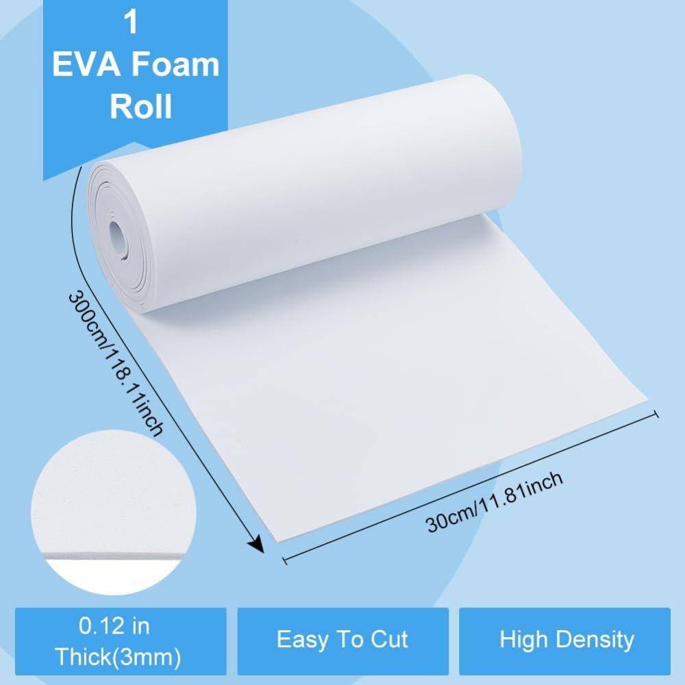 EVAフォームロール アート用品用 紙製スクラップブッキング - Craft Foam Roll のレビューと価格