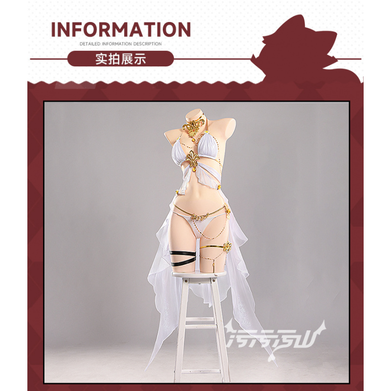 女性のセクシーなビキニ水着ドレスアクセサリー小道具ハロウィン - Prop Para Cosplay のレビューと価格