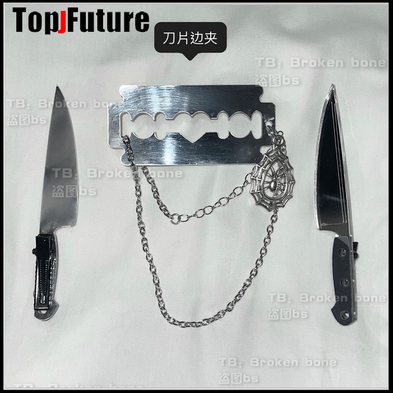 ゴシックロリータコスプレ小物原宿y2kガールズ女性用スパイダ - Cosplay Prop Knife のレビューと価格