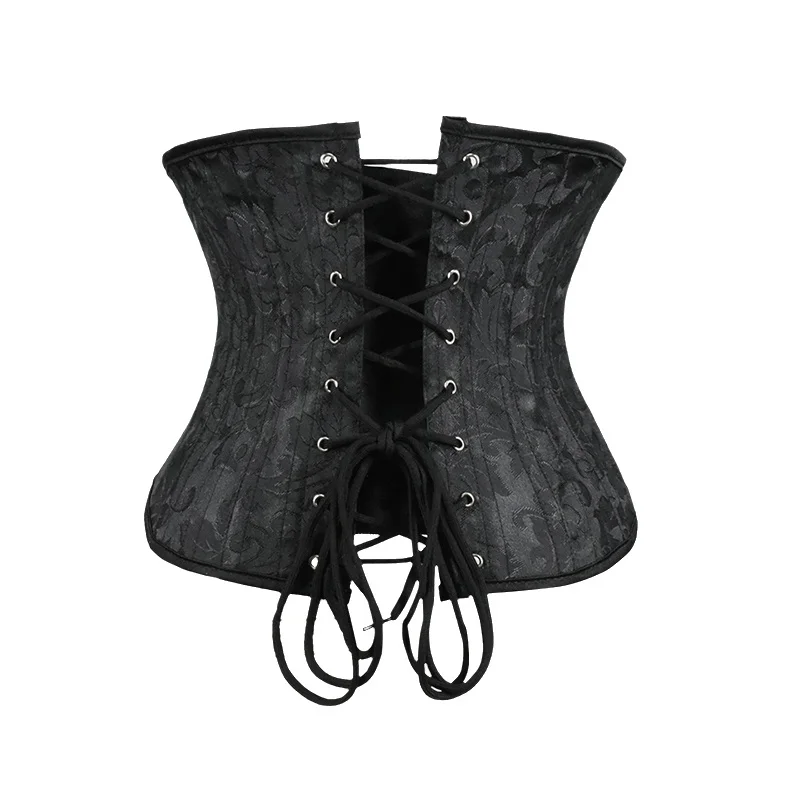 アンダーバスト白黒コルセット女性ベルトプラスサイズトップショ - Boning Corset Steel のレビューと価格