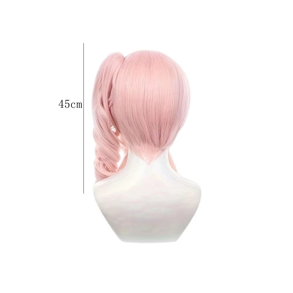 アニメコスプレ秋山美月ウィッグショートストレートピンクポニー - Frieren Cosplay Prop のレビューと価格