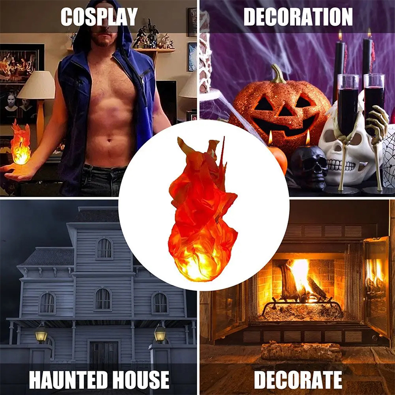 ハロウィン用浮遊火球プロップ、リアルな偽火効果、再利用可能な - Cosplay Fireball Prop のレビューと価格