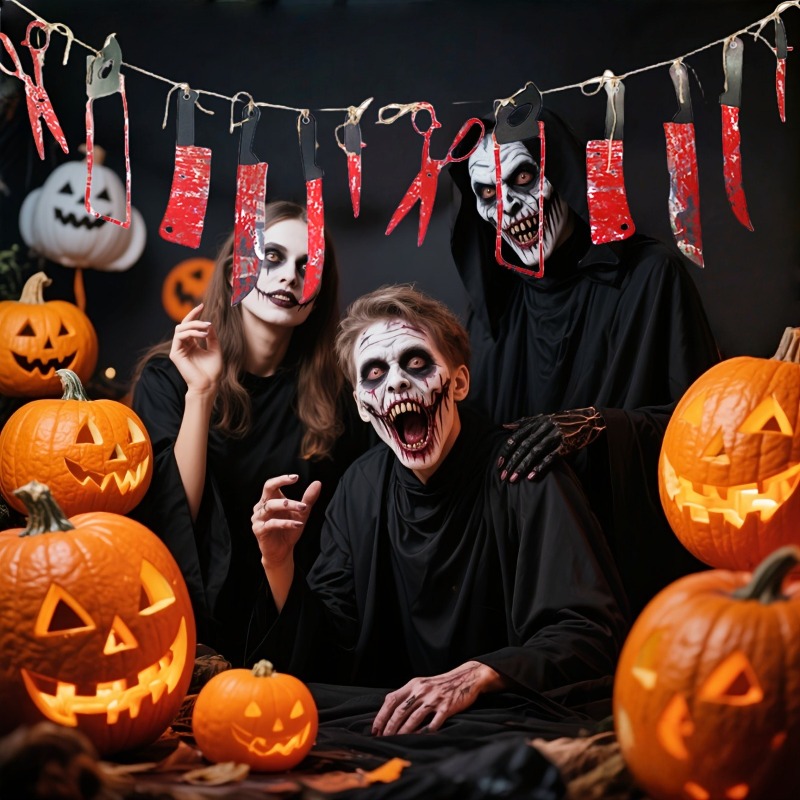 1-10セット ハロウィン ブラッドナイフ ストリーマー 屋 - Cosplay Prop Knife のレビューと価格