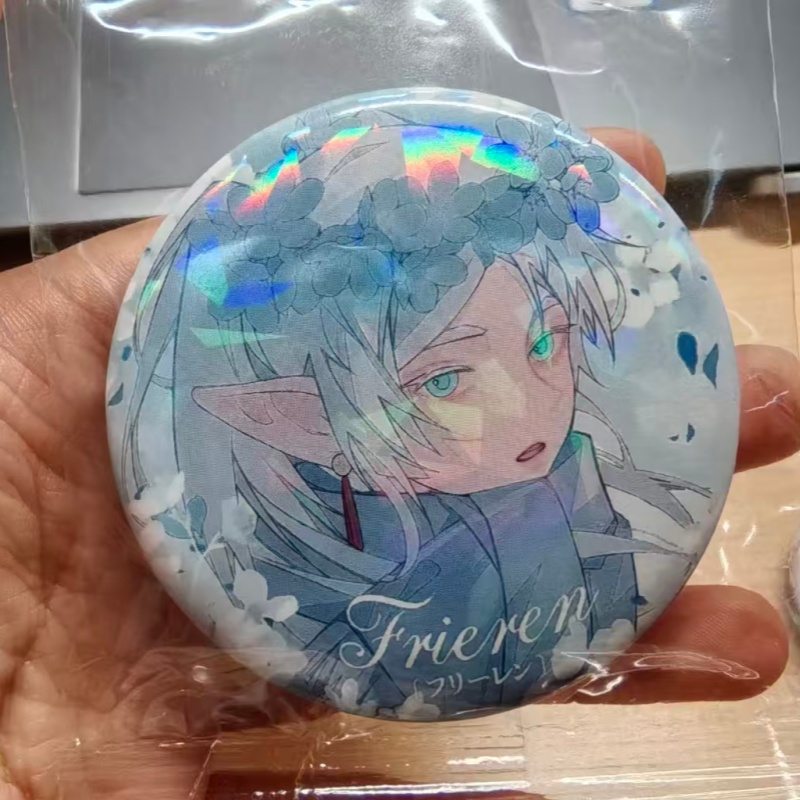 アニメフリーレンヒッメルバッジ漫画フィギュアラウンドブローチ - Frieren Cosplay Prop のレビューと価格