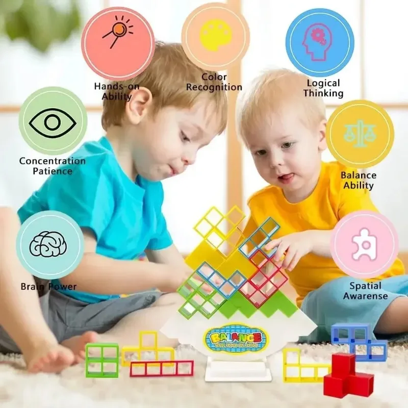 バランススイング・テトラタワー 64個入り、積み重ねて遊べる - Cosplay Prop Building のレビューと価格